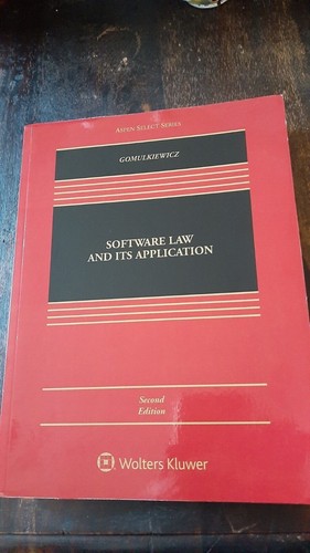 Software Law and its Application. 2nd Edition Wolters Kluwer - 第 1/2 張圖片