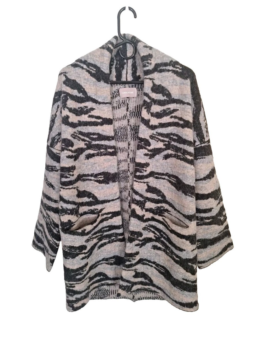 Zadig & Voltaire Mia Camo Cardigan Sweater Women's Size XS/S