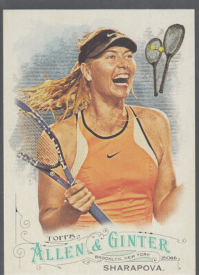 MARIA SHARAPOVA 2016 Topps Allen & Ginter #212 Tennis Mint 5 Time Major Winner