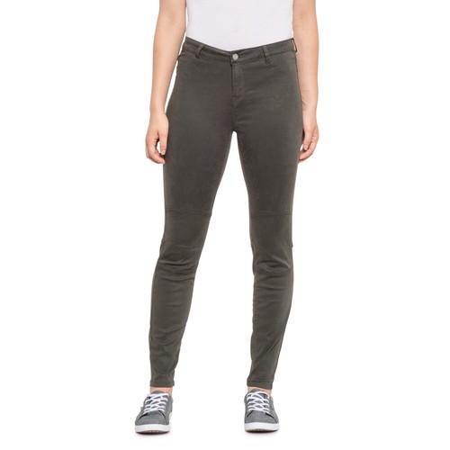 FOR THE REPUBLIC WOMEN - DENIM SATEEN PANTS SZ 8 / 28 - ASH GREY - Picture 2 of 2