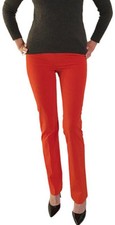 PATRIZIA PEPE - Italy Orange Skinny Stretchy Fashion Pants Women's Sz-8