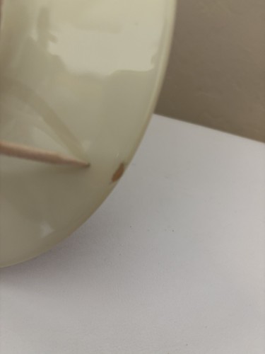 Pier 1 piatto insalata Etrusco 8 pollici terracotta dipinta a mano ricambio Italia - Foto 3 di 4