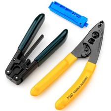 3 IN 1 FTTH Splice Fiber Optic Tool Kits Fibre Stripping Fixed Length Track