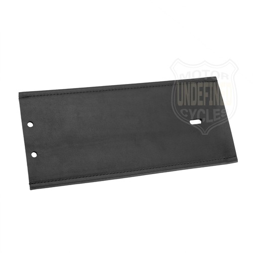 Plain Gas Tank Panel Bib PU Leather Black For Harley Fatboy FXS Dyna Wide Glide - Picture 5 of 7
