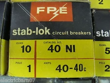 FPE NA140 (NA1P40) Circuit Breaker (1) 40 Amp 120V 1 Pole Stablok -NEW-B