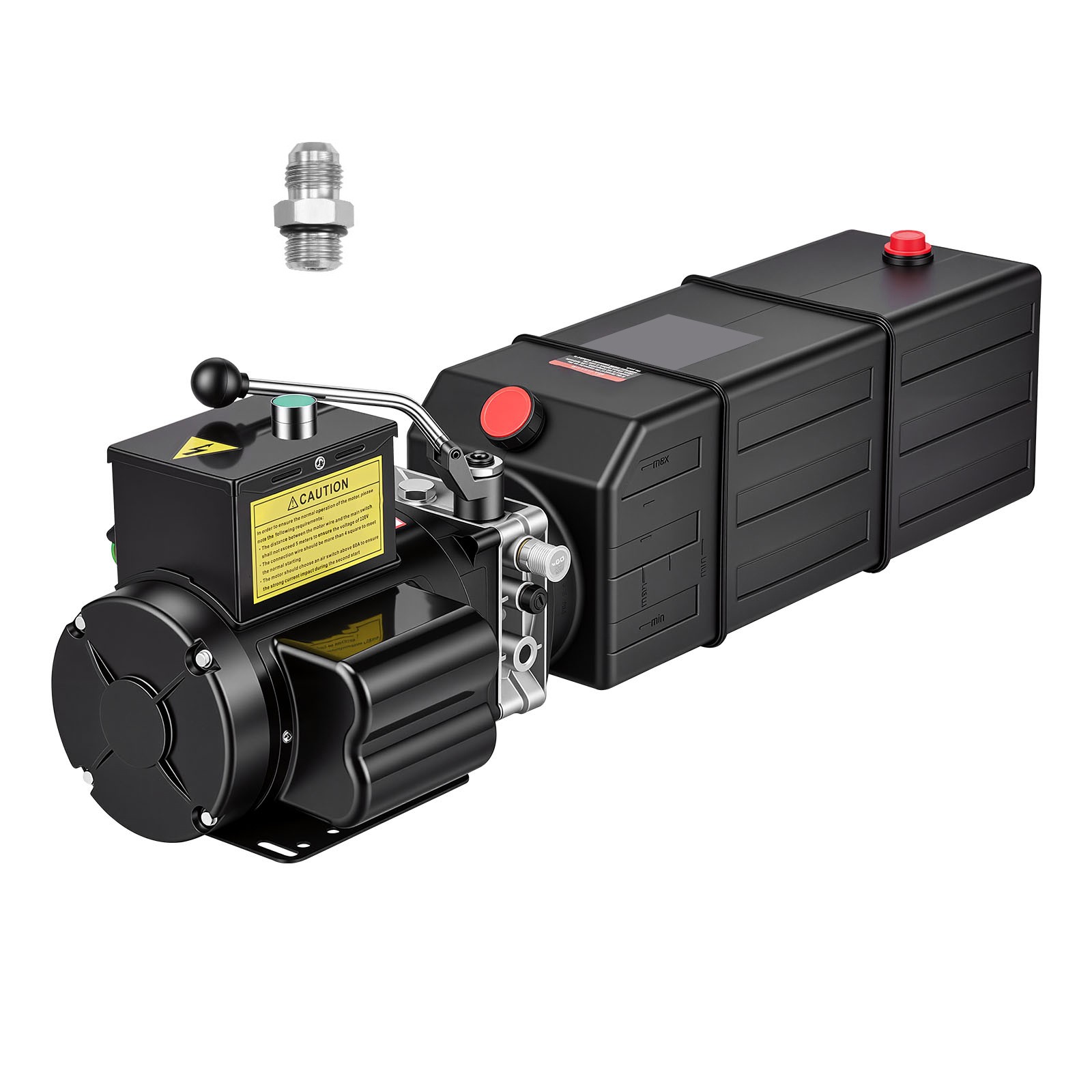 Uimoso Hydraulic Power Unit AC 220-240V 15 Quart Single Acting System