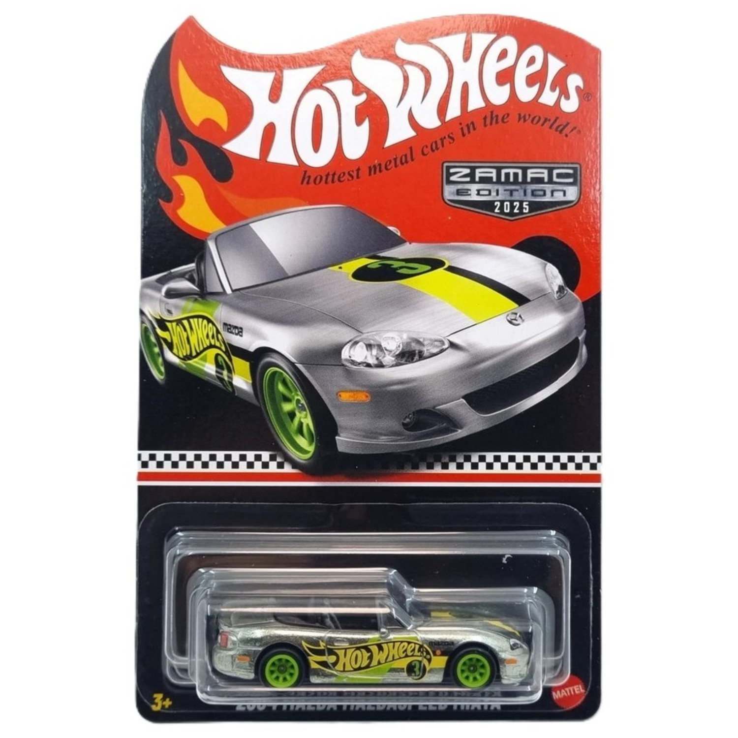 2025 Hot Wheels Collector Edition – 2004 Mazda MX-5 Miata Zamac Exclusive