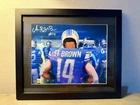 Amon-Ra St. Brown | Detroit Lions | Framed Signed 8x10 Photo | Becket BAS COA