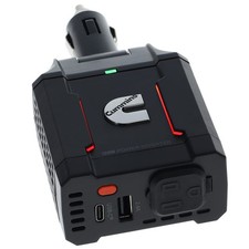 Cummins 120W 12V DC to AC Power Inverter Dual USB Car Charger Outlet
