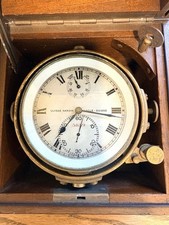 Antique Original WWII Chronometer Antique Maritime Clocks for sale