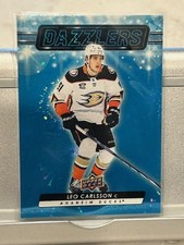 2023-24 Upper Deck Extended Series Leo Carlsson Rookie Dazzlers Blue #DZ-122