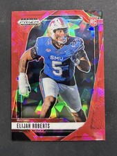2025 Panini Prizm Draft Picks - Elijah Roberts #109 Red Ice Prizm (RC)