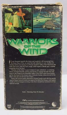 WARRIORS OF THE WIND - VHS 1985 Anime Miyazaki Nausicaa - New