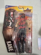 WWE Kane Summer Slams Wrestling Figure Autographed with COA