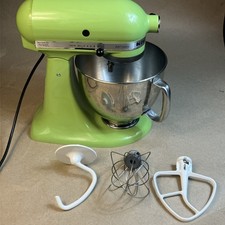 KitchenAid KSM150PSGA Artisan 5 Qt Supporto Mixer Mela Verde con Ciotola e Attacchi