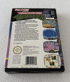 TEENAGE MUTANT NINJA TURTLES CONFEZIONE ORIGINALE con istruzioni NINTENDO NES RARO! CONDIZIONI BUONE!