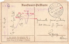 692120) DR Kriegsgefangenenpost Blg. 1.WK Lager Wiesa bei Annaberg
