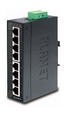 IGS-801T IP30 Industrial Gigabit Ethernet Switch 8-Port 10/100/1000TX (-40~75...