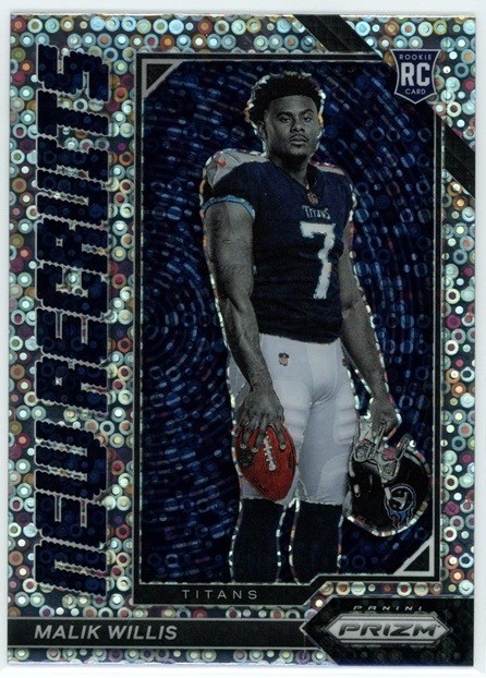 Malik Willis 2022 Panini Prizm #NR-3 Titans New Recruits Prizms No Huddle RC