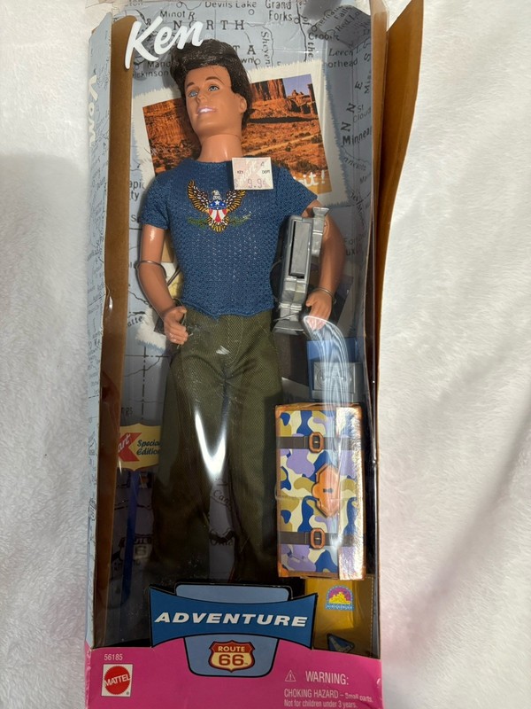 Mattel Ken Route 66 Adventure Collector Edition Doll Brown Hair Boxed 12in