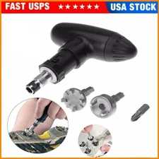 1 Set Golf Spike Ratchet Handle Wrench Tool Bits Golf Remover For Shoe Cleats