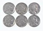 1930-1937 XF/AU Better Condition: Great Detail in Buffalo Horn 6 Coin Lot *703