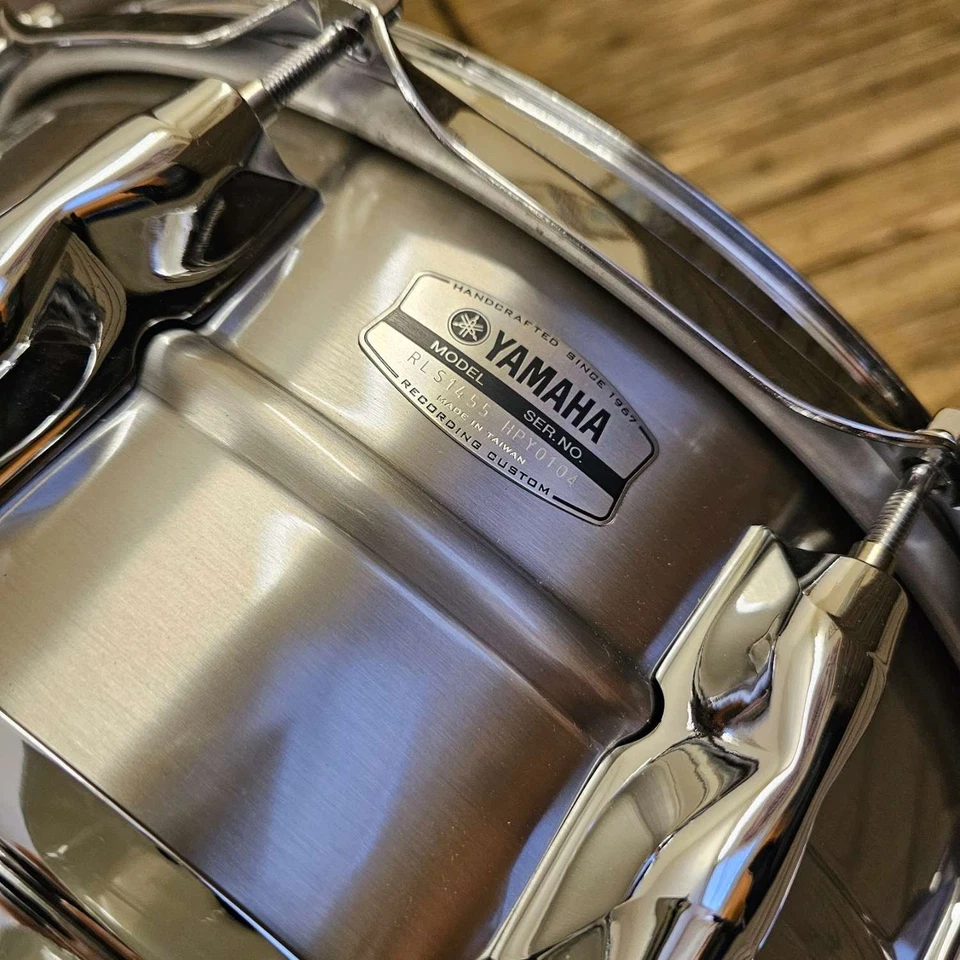 Yamaha 14" Recording Custom Snare Drum Stainless Steel USED! RKYC251125 - Image 4 of 4