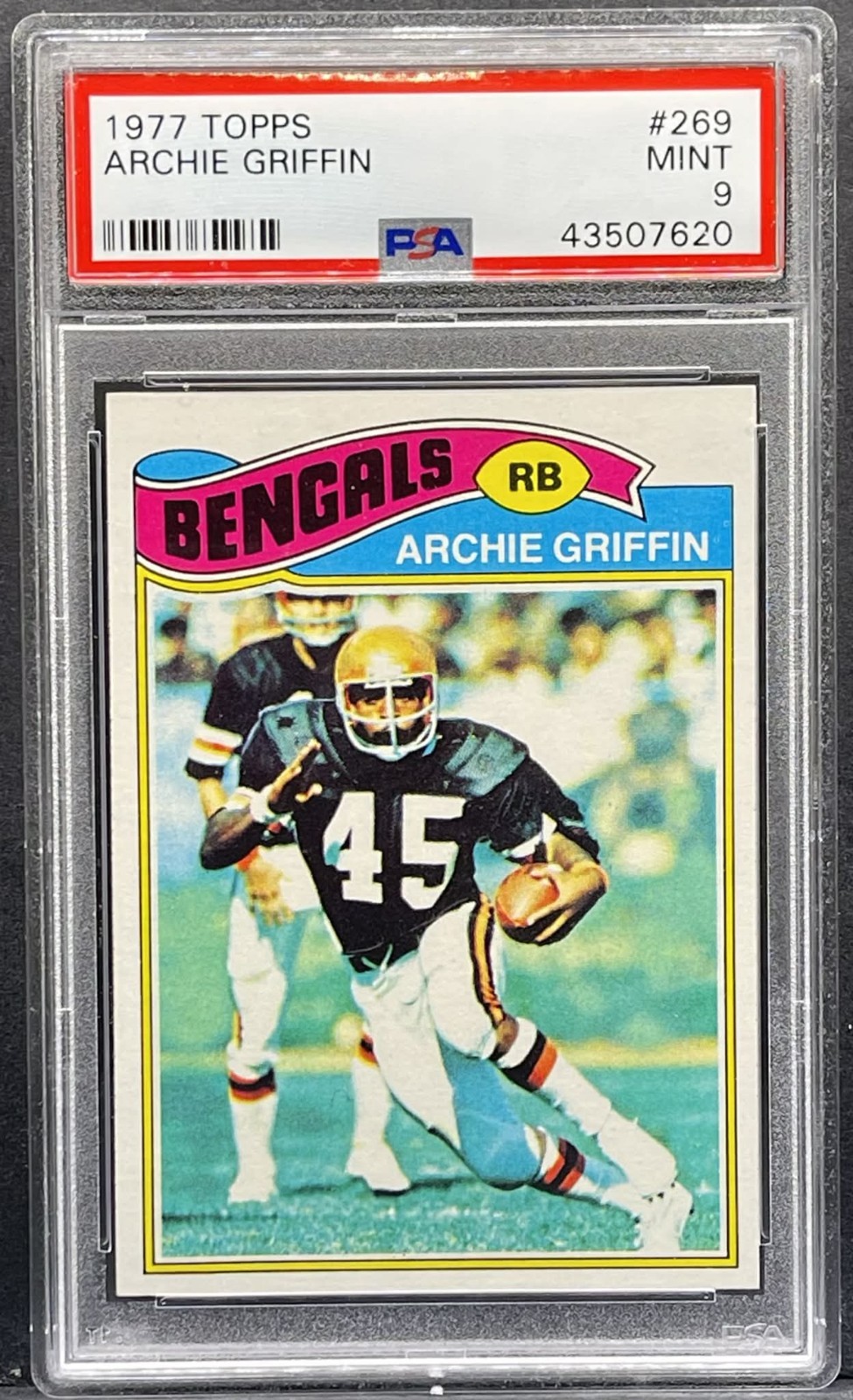 1977 Topps Football #269 ARCHIE GRIFFIN Rookie Card Heisman Winner RC PSA 9 MINT