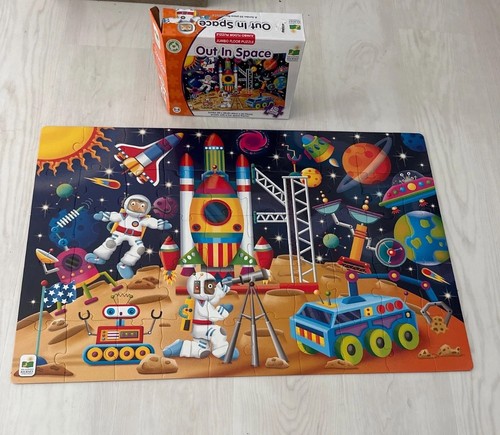 Space Puzzle Learning Journey Jumbo Floor - Out In Space: 50 Pcs - Ages 3-6 - Picture 2 of 10