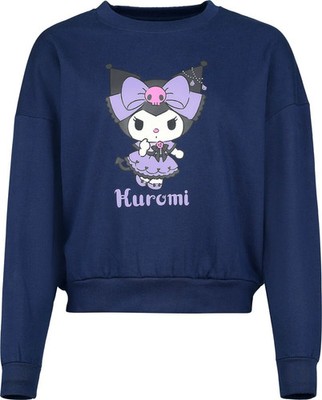 Hello Kitty Sweatshirt Damen Hello Kitty and Friends - Kuromi blau