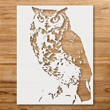 Owl Design Wall Art Stencil for Nature - Inspired Home Decor - StencilAir