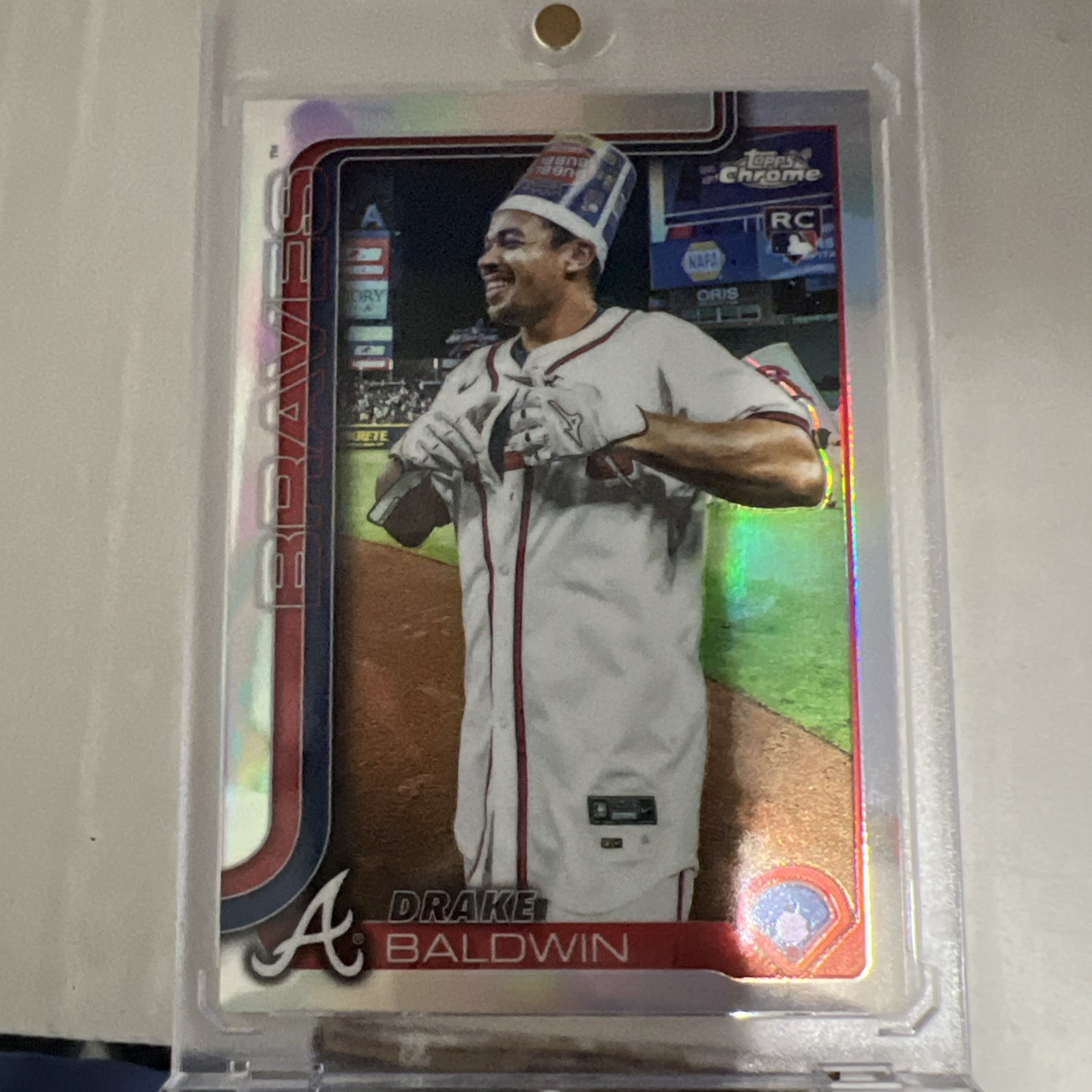 2025 Topps Chrome Update Drake Baldwin RC #USC96 Image Variation ROY SSP 🔥🔥🔥