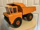 70’S “MIGHTY TONKA” HYDRAULIC DUMP TRUCK ORANGE MODEL NO. 3902 ALL ORIGINAL 💪