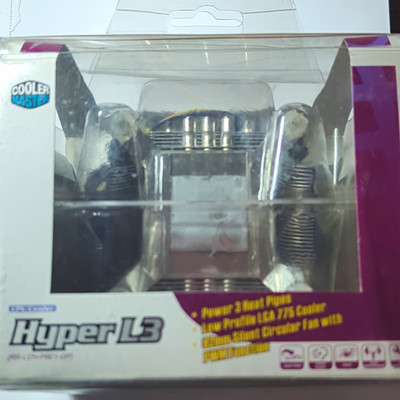 Cooler Master Hyper L3 Low Profile CPU Cooler Intel LGA775 92mm 4-Pin PWM