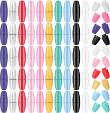 100 Sets Breakaway Clasps for Necklaces Safety Plastic Bead Connectors for Jewel