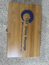 Master Massage 36Pcs Deluxe Hot Massage Stone Set Black Lava Volcano Basalt Rock