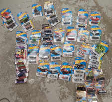 Large Collection of Hot Wheels 1:64 Scale Die-Cast Cars 35 Piece Lot
