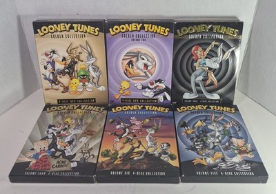 Looney Tunes Golden Collection DVD Set Complete Volumes 1-6 Warner Bros. Cartoon