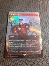 MTG - Galvanic Blast FOIL - Iron Man Secret Lair - Free Postage