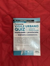 Libro Concorso Vigile Urbani Quiz Edizione De Simone