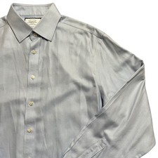 Charles Tyrwhitt Mens French Cuffs Non Iron Light Blue Dress Shirt 16 /36