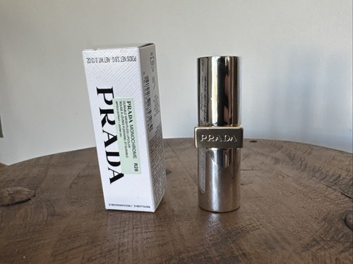Prada Monochrome R28 Fuoco Weightless Lip Colour Refillable Lipstick 3.8g - Picture 1 of 13