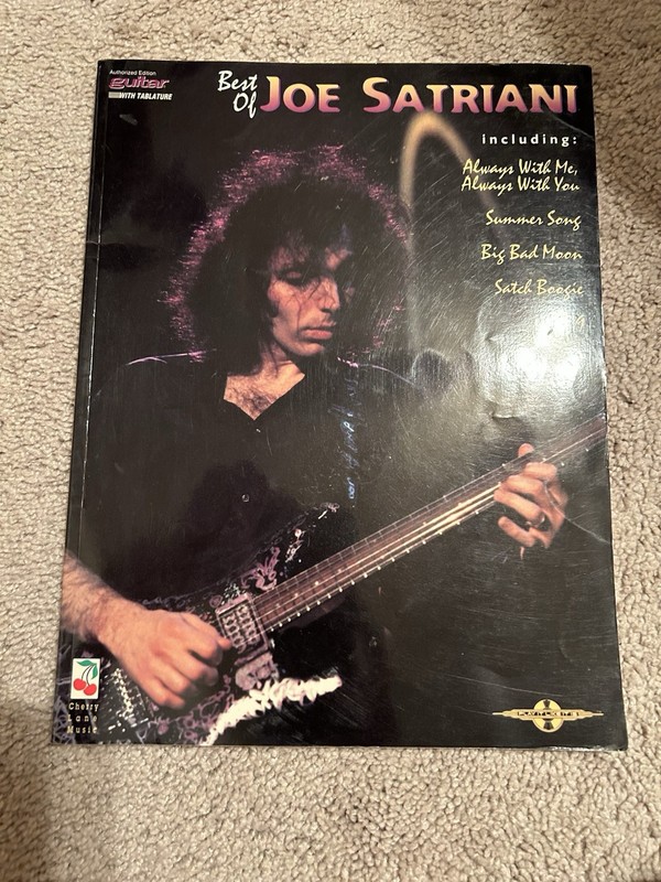 Best Of JOE SATRIANI GUITAR TAB  TABLATURE SONGBOOK Cherry Hill Hal Leonard 