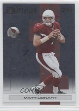 2007 Playoff NFL Playoffs Black Metalized 37/49 Matt Leinart #4 11pj