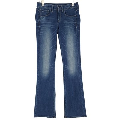 G-Star Jeans 3301 Mid Bootleg Damen Stretch Regular Bootcut Xy2 Größe W26 L34