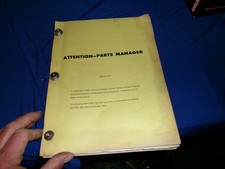 1971-1973 Vega Chevrolet Dealer Parts Book
