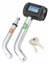 Reese Towpower 7054430 EZ Access II Chrome Class I-IV Bent Receiver Lock 5/8"
