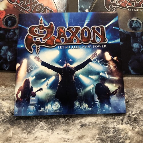 Saxon Let Me Feel Your Power CD DVD 2019 2 CD 1 DVD Live Like New Biff Byford - Imagen 7 de 13