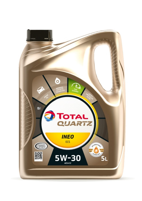 Huile Quartz 5W30 5L Ineo ECS évite le colmatage du filtre DPF B71 2290