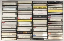 Mixed Lot of 74 Used "Blank" Audio Cassettes - Maxell, Sony, TDK, Memorex MORE!